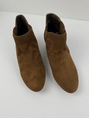 Marbella Wedge Heel Booties - Boot Chocolate SIZE 7.5
